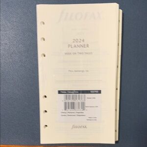 Filofax 2024 Planner - Cream Personal